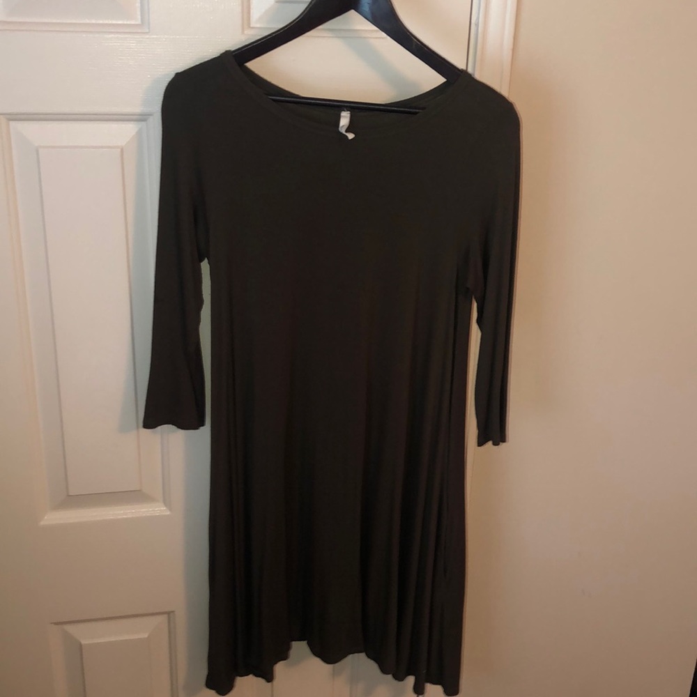 olive green Bellamie dress